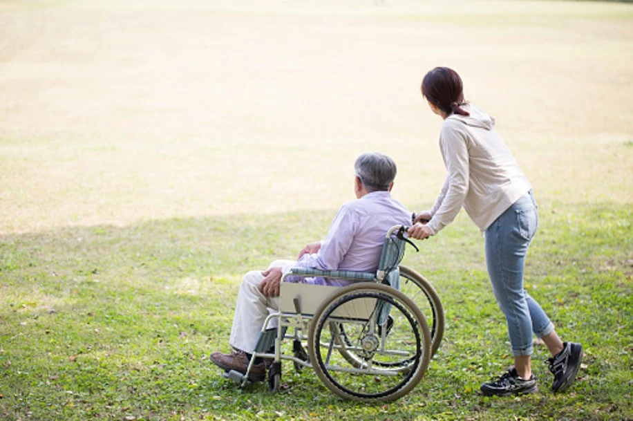 Care facility team meeting